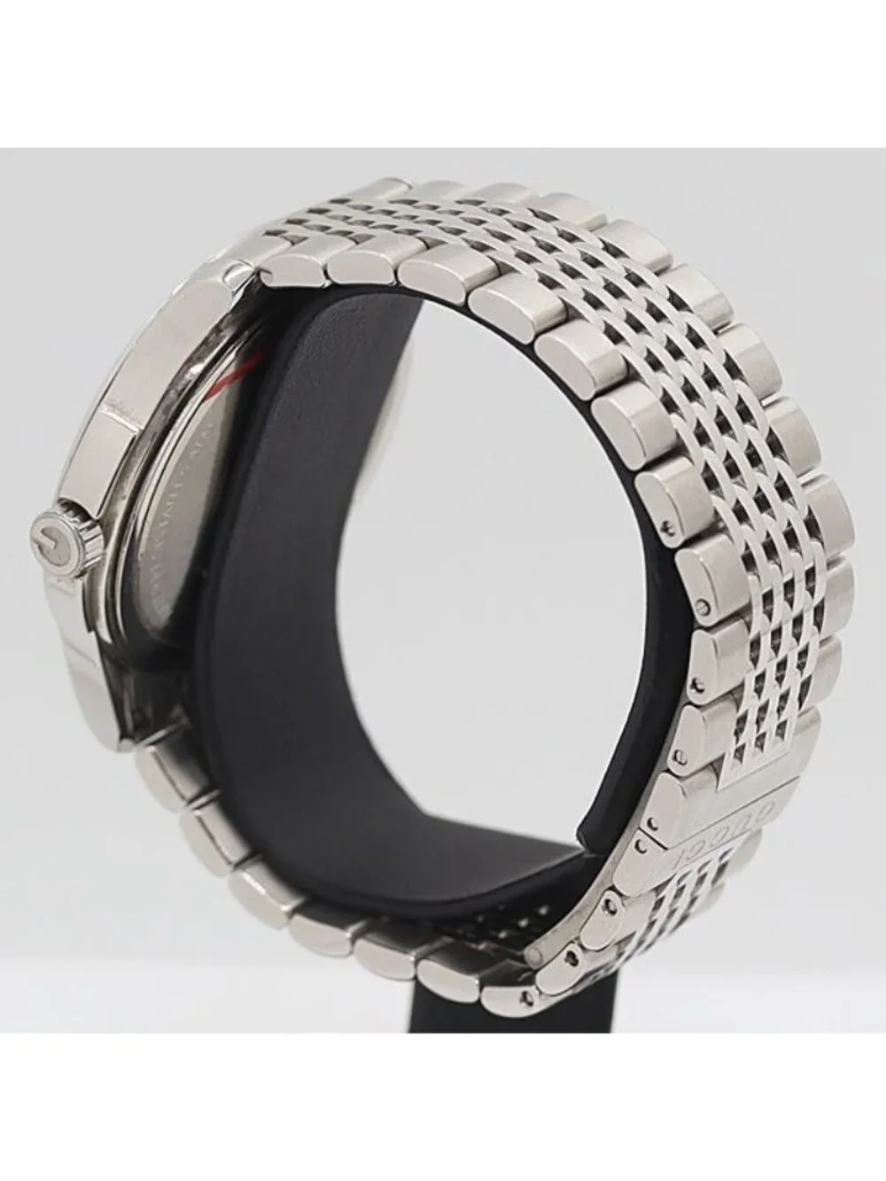 Gucci Timeless Date 126.4 Quartz Black Dial SS Watch - Picture 3 of 4